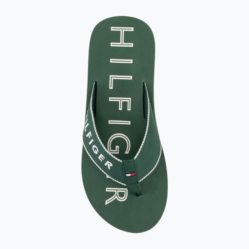 Infradito da uomo Tommy Hilfiger Sporty street green 5