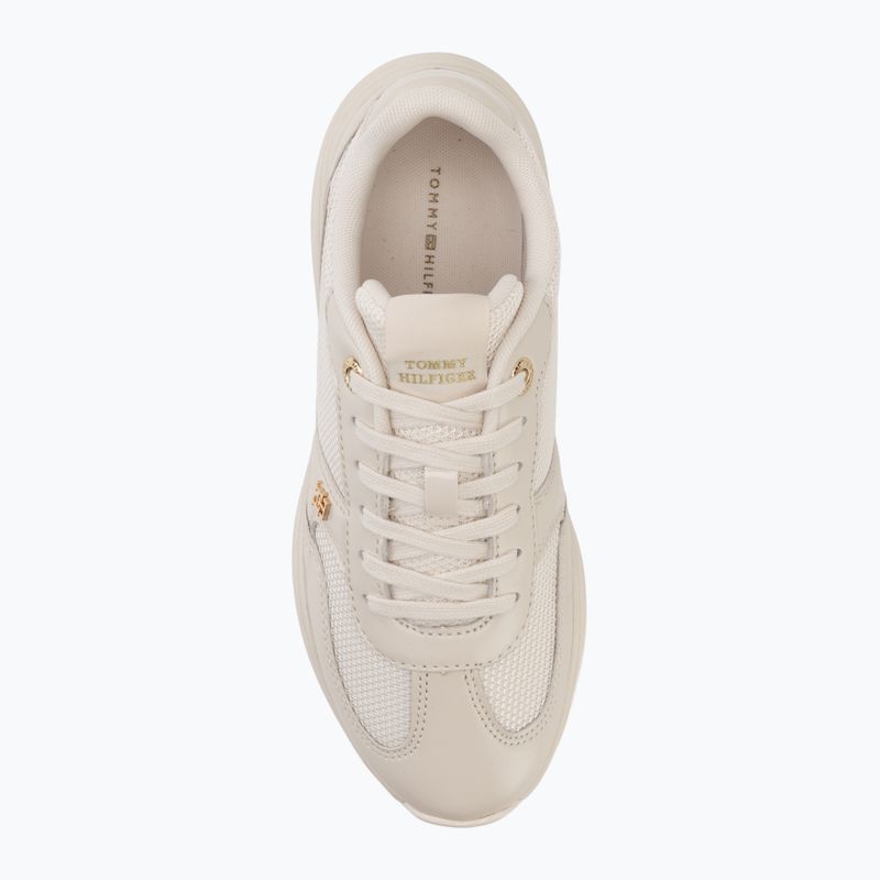 Scarpe da donna Tommy Hilfiger ModernRunner Shiny Leather soft cream 5