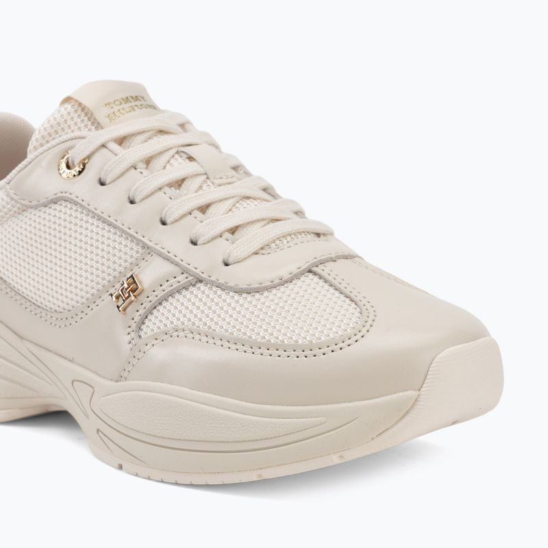 Scarpe da donna Tommy Hilfiger ModernRunner Shiny Leather soft cream 7