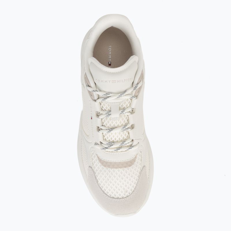 Scarpe da uomo Tommy Hilfiger Lightweight Runner Monocolor ecru 5
