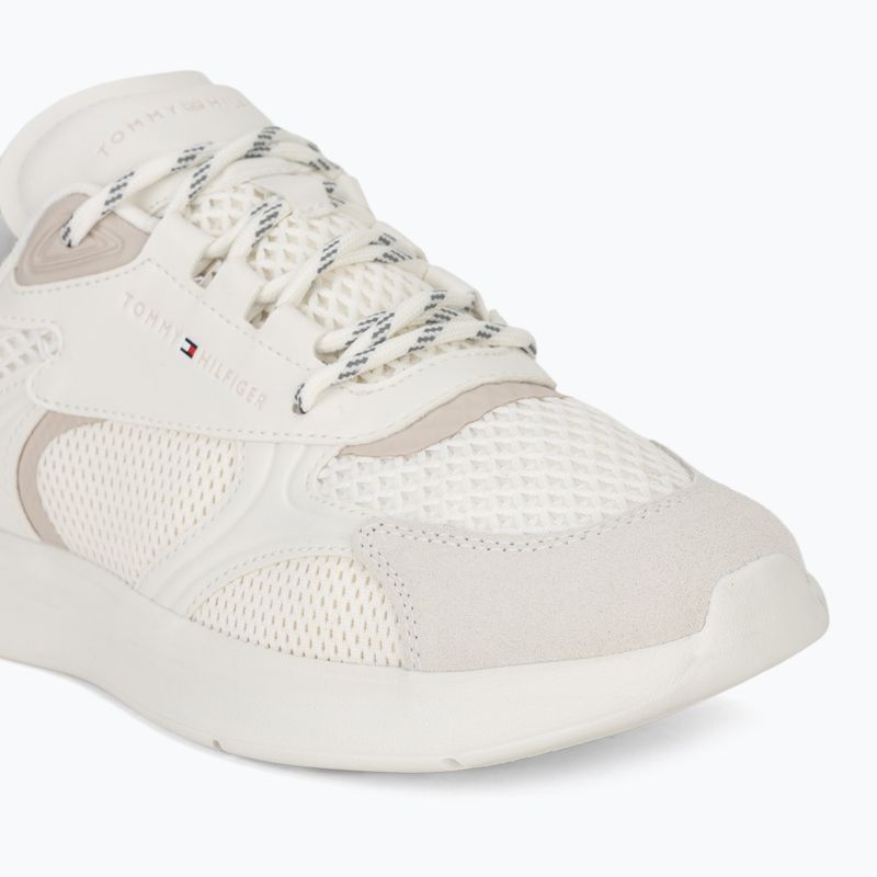 Scarpe da uomo Tommy Hilfiger Lightweight Runner Monocolor ecru 7