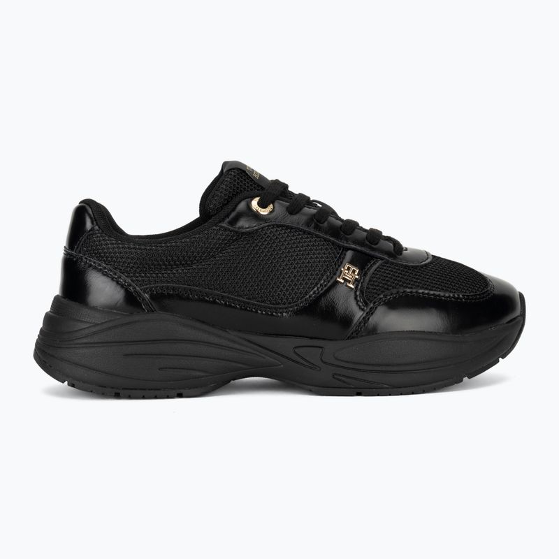 Scarpe da donna Tommy Hilfiger ModernRunner Shiny Leather black 2