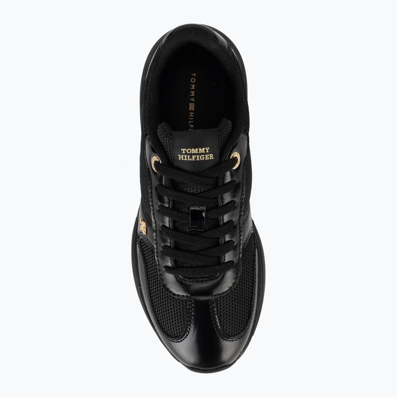 Scarpe da donna Tommy Hilfiger ModernRunner Shiny Leather black 5