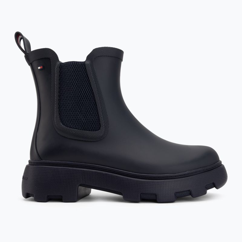 Stivali di gomma da donna Tommy Hilfiger Rubber Flag Cleated space blue 2
