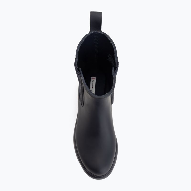 Stivali di gomma da donna Tommy Hilfiger Rubber Flag Cleated space blue 5
