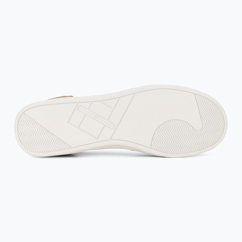 Scarpe da uomo Tommy Hilfiger Low Pro Cupsole Nylon Suede Mix ecru 4