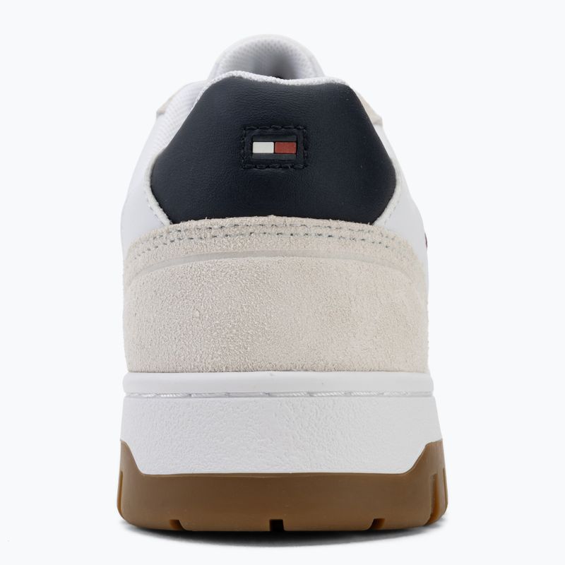 Scarpe da uomo Tommy Hilfiger Basket Core Leather Suede Mix rwb 6