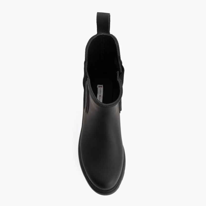 Stivali di gomma da donna Tommy Hilfiger Rubber Flag Cleated black 5