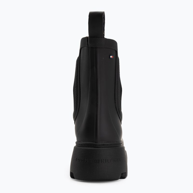 Stivali di gomma da donna Tommy Hilfiger Rubber Flag Cleated black 6