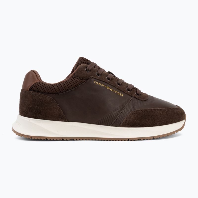 Scarpe da uomo Tommy Hilfiger Runner Suede Mix cocoa tracksuits 2