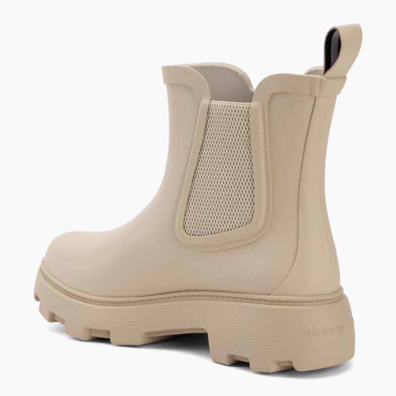 Stivali di gomma da donna Tommy Hilfiger Rubber Flag Cleated classic beige 3