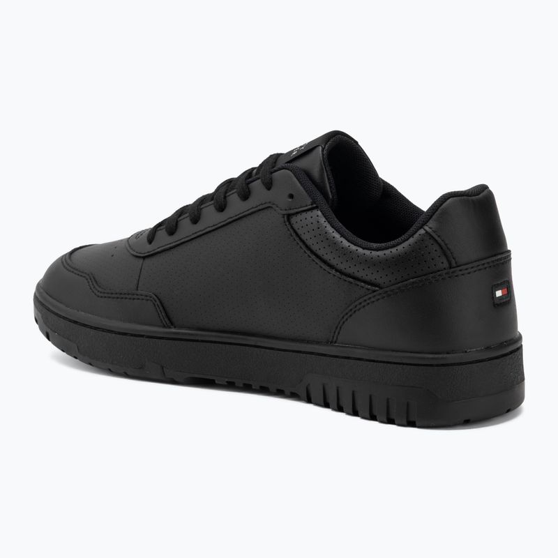 Scarpe da uomo Tommy Hilfiger Basket Core Leather black 3