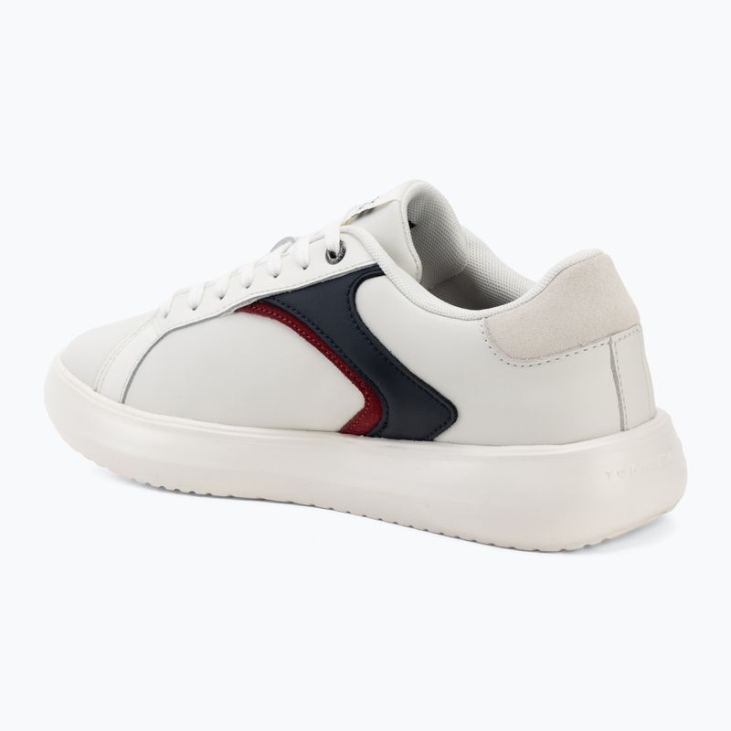 Scarpe da uomo Tommy Hilfiger Modern Lightcup Leather rwb 3