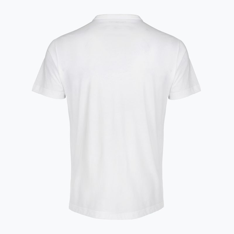 T-shirt da uomo Calvin Klein 000NM2748E Crew Neck classic white w/ blue nights 2