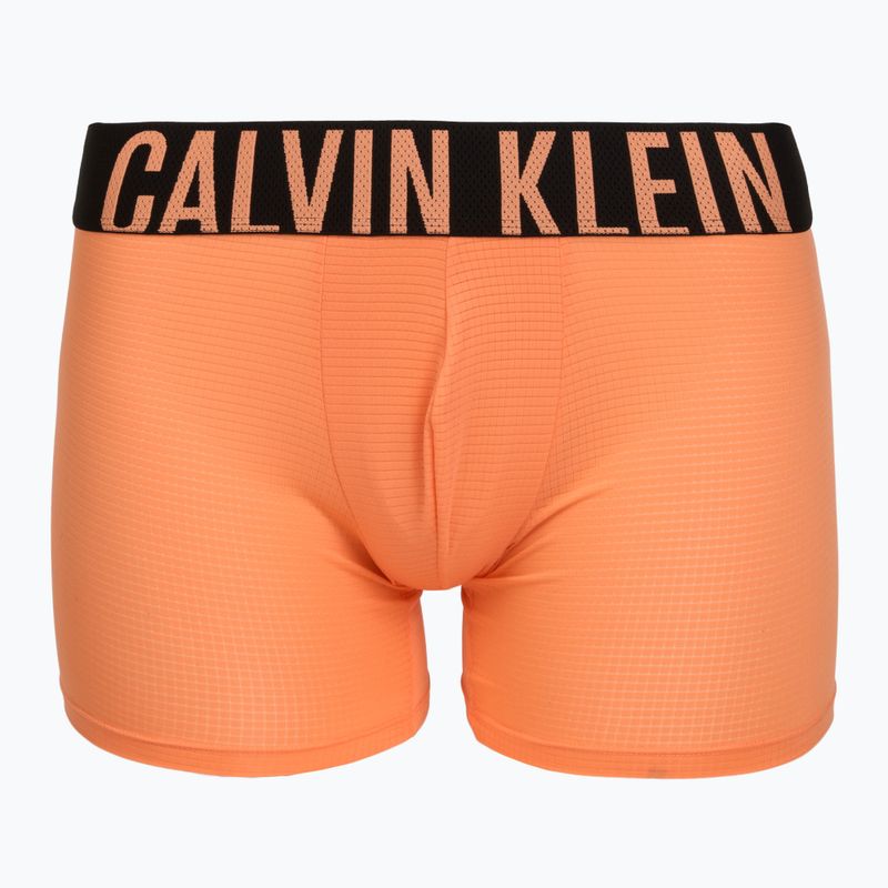 Boxer da uomo Calvin Klein LV00NB4665 Boxer Brief black/olive night/orange frosting 2