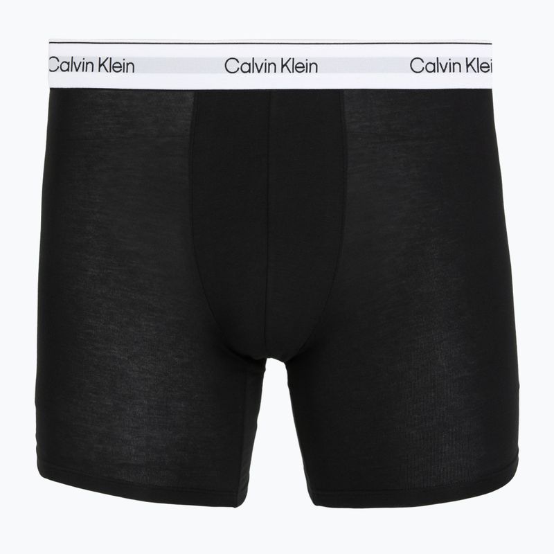 Boxer da uomo Calvin Klein LV00NB4395 Boxer Brief black 2