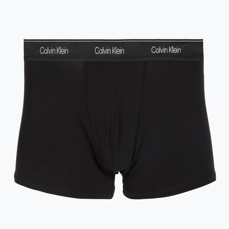 Boxer da uomo Calvin Klein LV00NB4575 Trunk black/goji berry/black 3