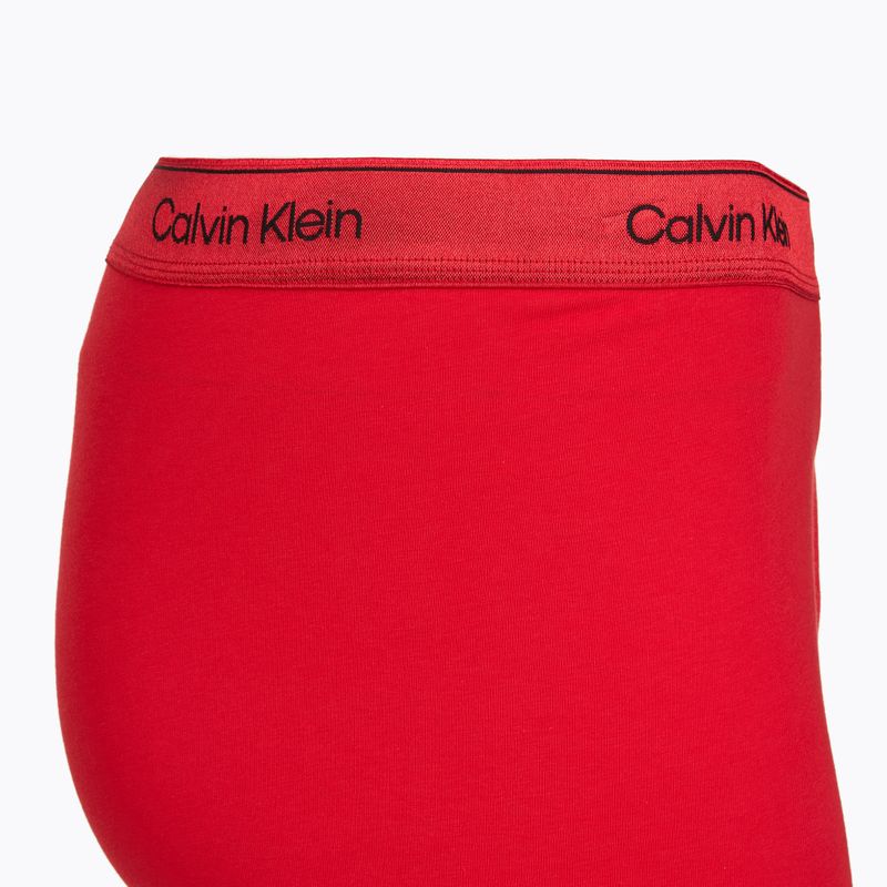 Boxer da uomo Calvin Klein LV00NB4575 Trunk black/goji berry/black 5