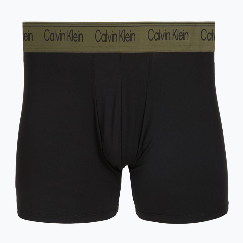 Boxer da uomo Calvin Klein LV00NB4410 Brief black w/bronze flash wb/black/oliv 3