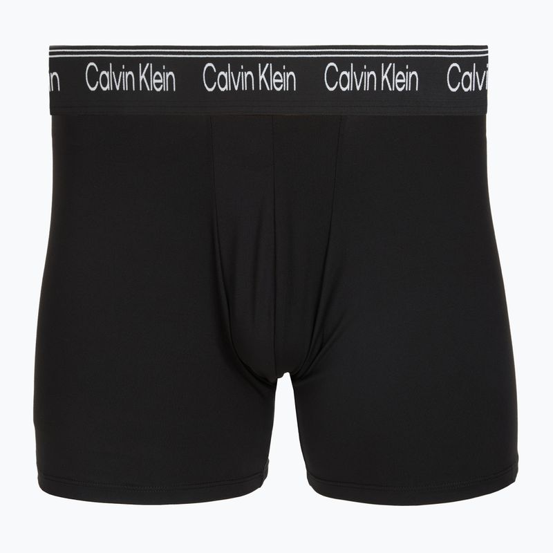 Boxer da uomo Calvin Klein LV00NB4410 Brief black w/bronze flash wb/black/oliv 4