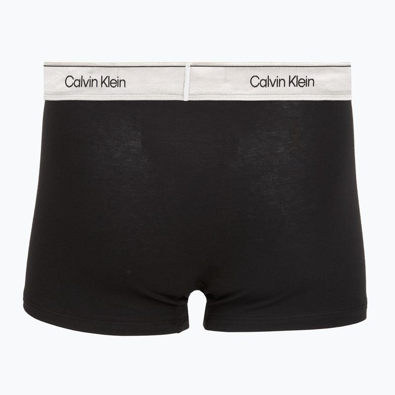 Boxer da uomo Calvin Klein LV00NB4730 Trunk black w/ silver haze wbs 2