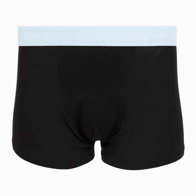 Boxer da uomo Calvin Klein LV00NB4286 Relaxed Fit Trunk black bodies w/ poseidon blue/plein 2
