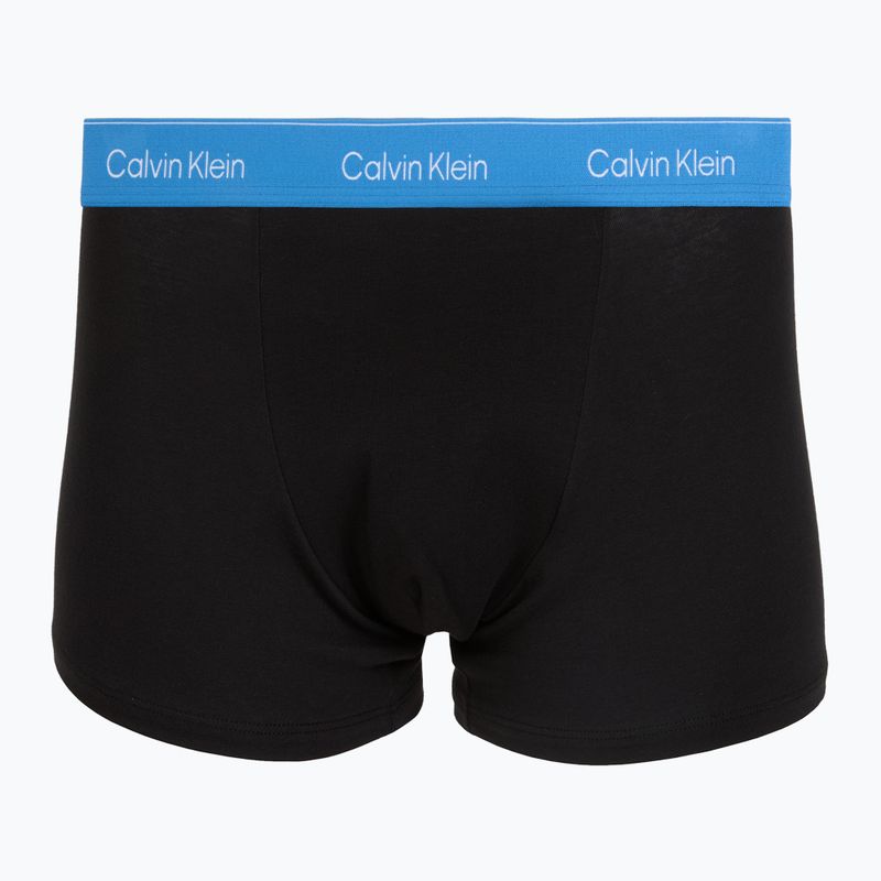Boxer da uomo Calvin Klein LV00NB4286 Relaxed Fit Trunk black bodies w/ poseidon blue/plein 3