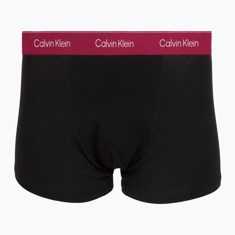 Boxer da uomo Calvin Klein LV00NB4286 Relaxed Fit Trunk black bodies w/ poseidon blue/plein 4