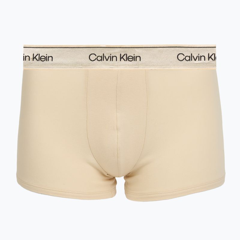 Boxer da uomo Calvin Klein LV00NB4575 Trunk black/brown cork/river sand 4