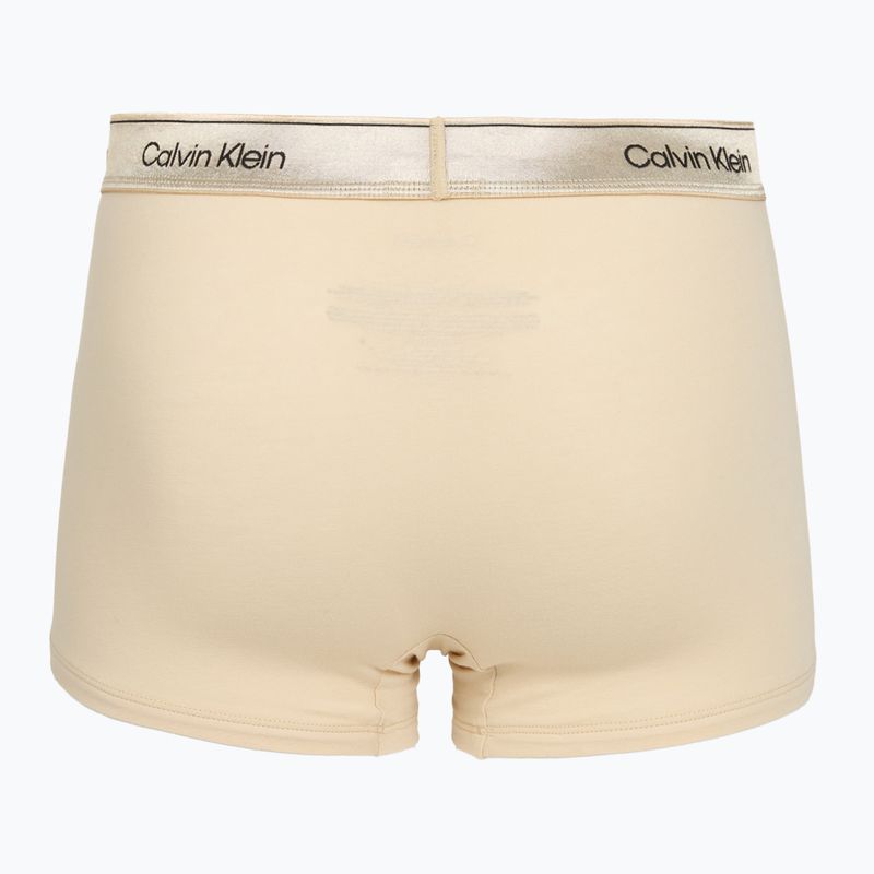 Boxer da uomo Calvin Klein LV00NB4575 Trunk black/brown cork/river sand 5