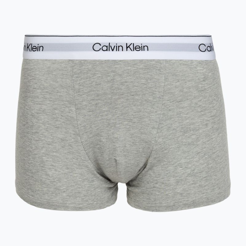 Boxer da uomo Calvin Klein LV00NB4437 Relaxed Fit Trunk grey heather/black/classic white 5
