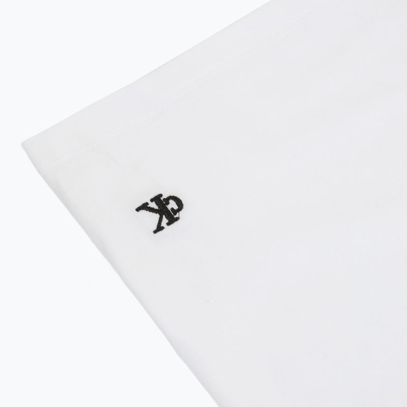 T-shirt da uomo Calvin Klein LV00NB4185 Crew Neck black w/ white emb/white w/ black e 7