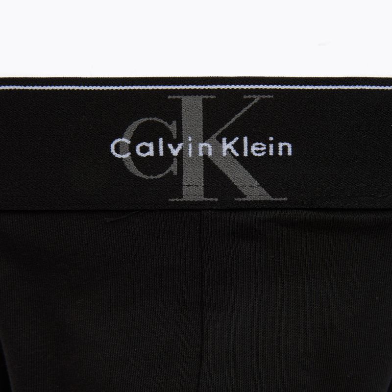 Slip da uomo Calvin Klein LV00NB4644 Jock Strap black bodies w/ granite gray/poseid 6