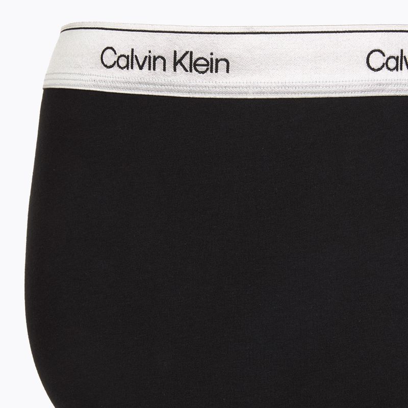 Boxer da uomo Calvin Klein LV00NB4731 Boxer Brief black w/ silver haze wbs 4