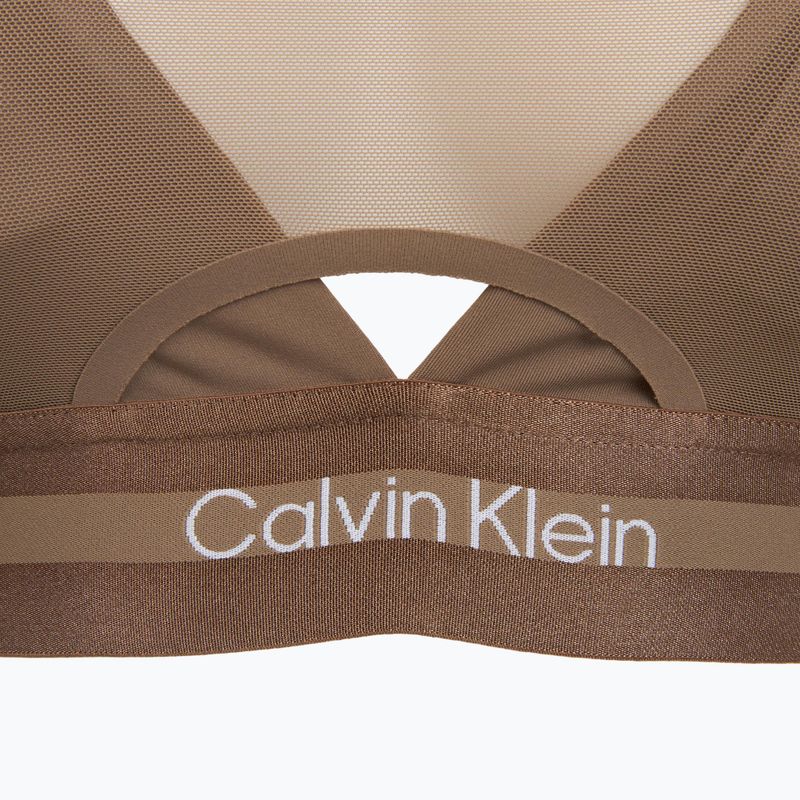Reggiseno Calvin Klein LVGWF6K106 Icon Shine Low Support shitake 3