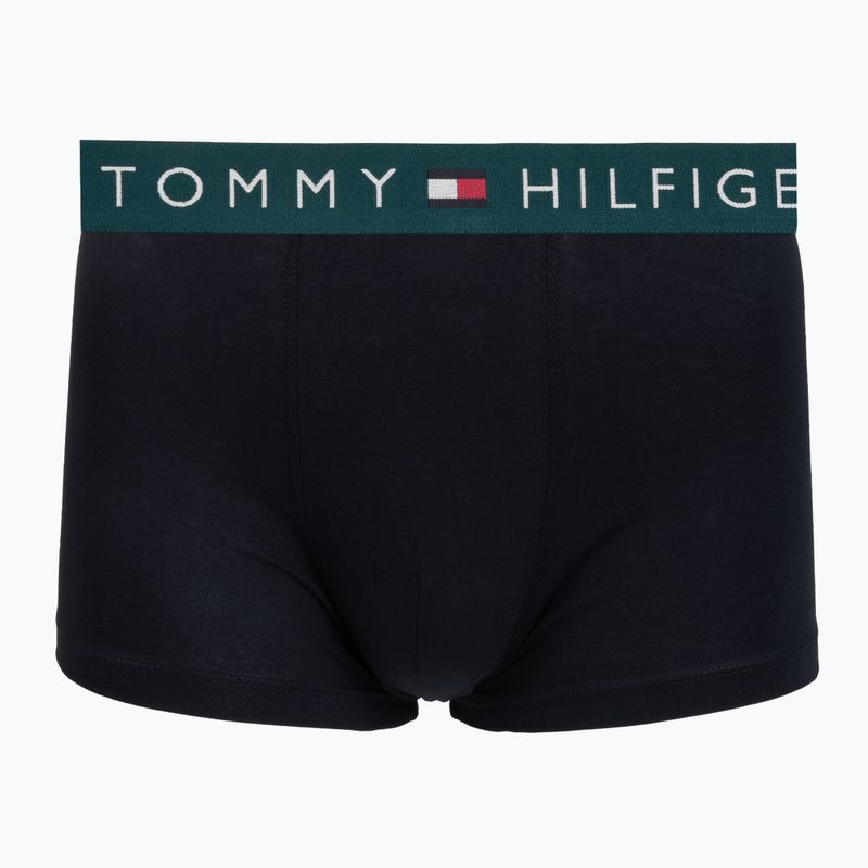 Boxer da uomo Tommy Hilfiger Trunk WB 3 pack nb//saf canvas/mnty grey/deep spru 2