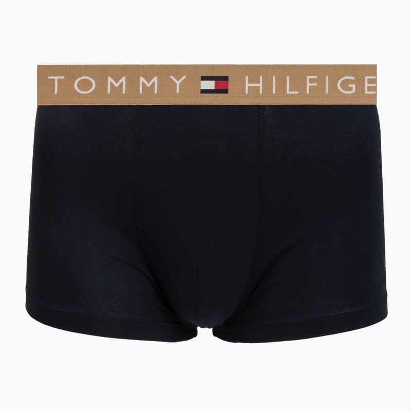 Boxer da uomo Tommy Hilfiger Trunk WB 3 pack nb//saf canvas/mnty grey/deep spru 3