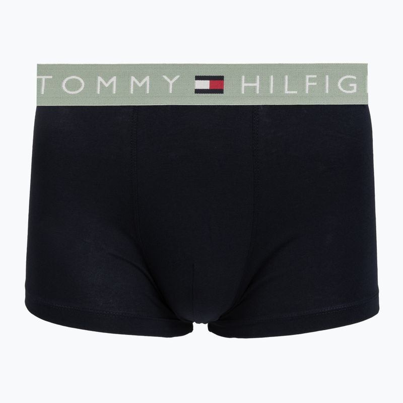 Boxer da uomo Tommy Hilfiger Trunk WB 3 pack nb//saf canvas/mnty grey/deep spru 4