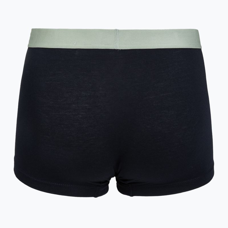Boxer da uomo Tommy Hilfiger Trunk WB 3 pack nb//saf canvas/mnty grey/deep spru 5