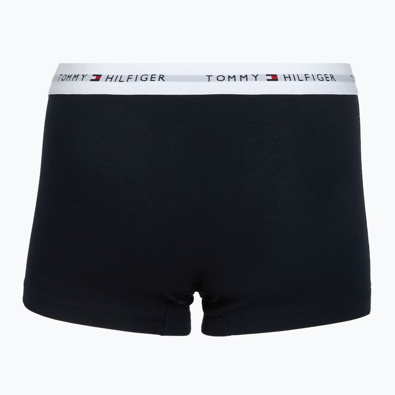 Boxer da uomo Tommy Hilfiger Trunk WB 3 pack nb//white/orna green/utility olive 5