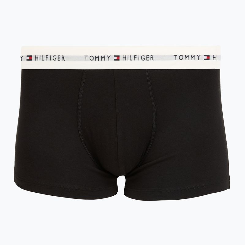 Boxer da uomo Tommy Hilfiger Trunk WB 3 pack nb//opu blu/orna green/ivory silk 2