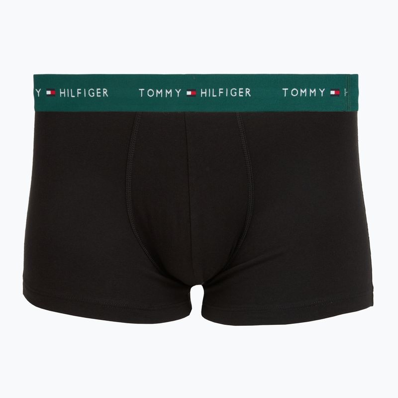 Boxer da uomo Tommy Hilfiger Trunk WB 3 pack nb//opu blu/orna green/ivory silk 4