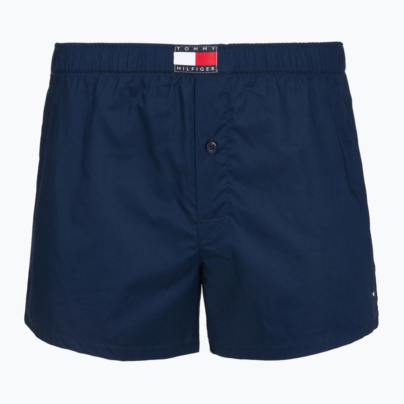 Boxer da uomo Tommy Hilfiger Woven Boxer Print 3 pack chambray flag/carb navy/c navy flag 2