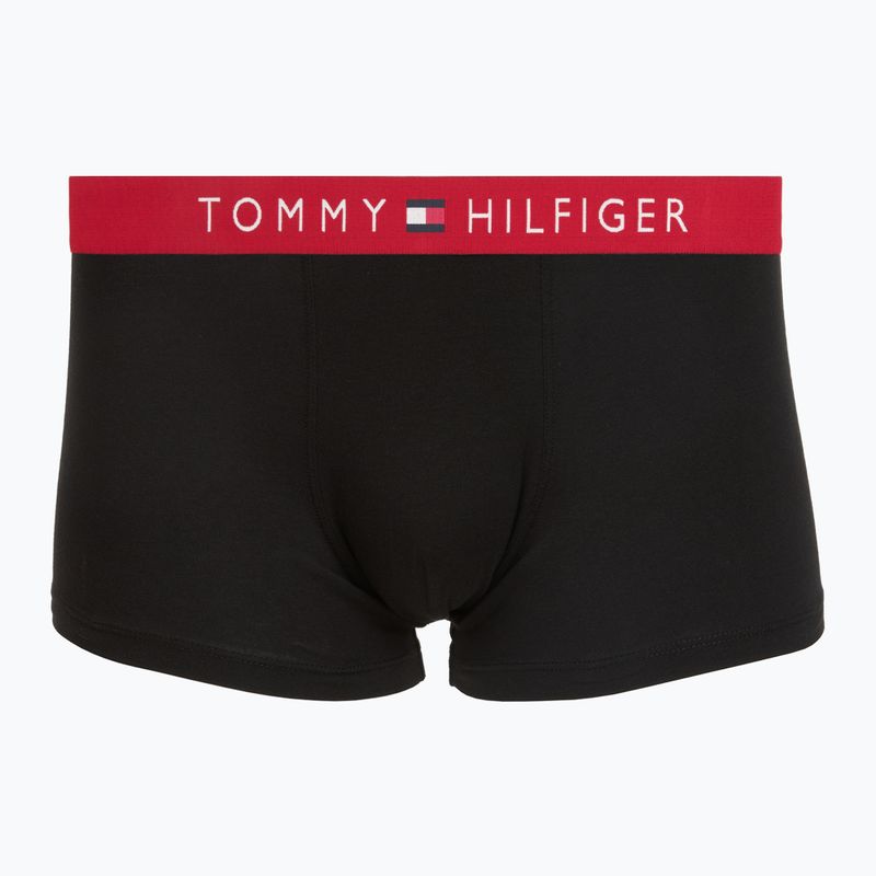 Boxer da uomo Tommy Hilfiger Trunk WB 3 pack medium red/rasp juice/burgundy 2