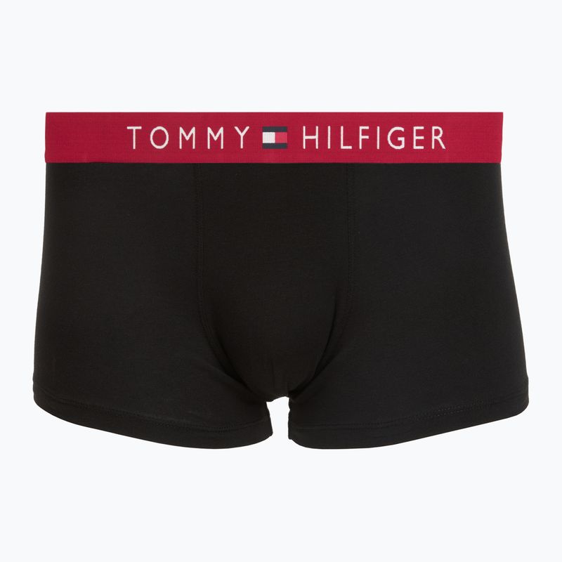 Boxer da uomo Tommy Hilfiger Trunk WB 3 pack medium red/rasp juice/burgundy 3