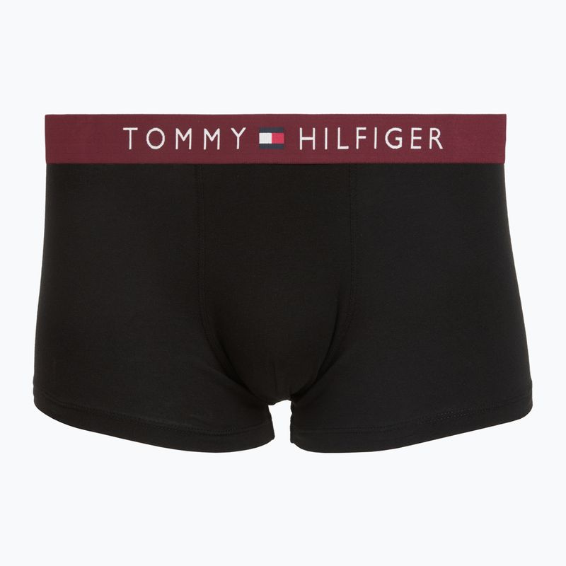 Boxer da uomo Tommy Hilfiger Trunk WB 3 pack medium red/rasp juice/burgundy 4