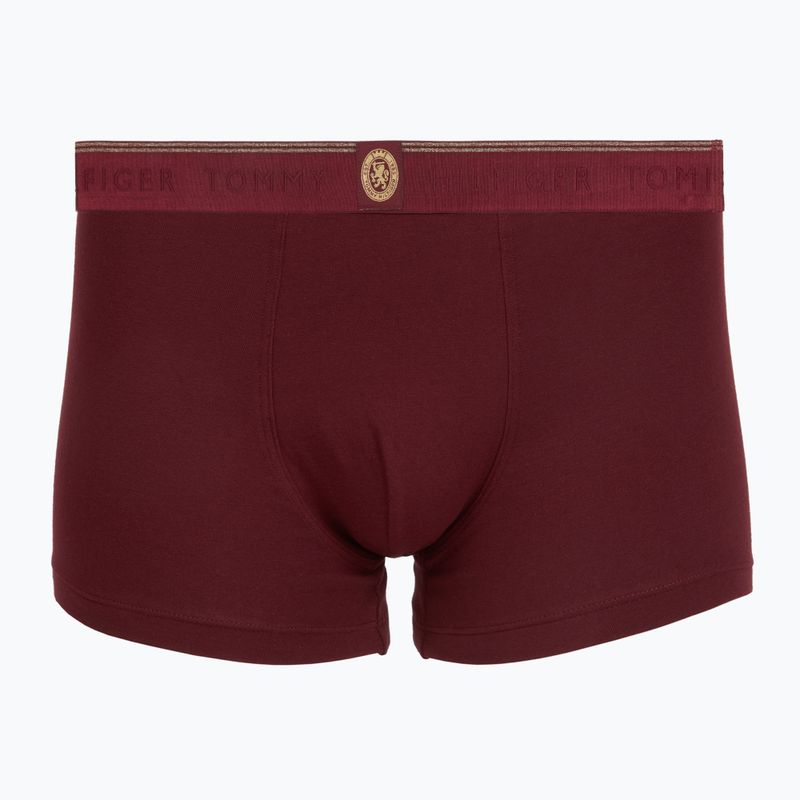 Boxer da uomo Tommy Hilfiger Trunk 3 pack navy blue/nocturnal green/burgundy 2