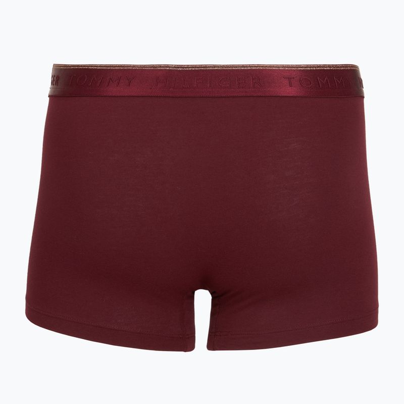 Boxer da uomo Tommy Hilfiger Trunk 3 pack navy blue/nocturnal green/burgundy 5