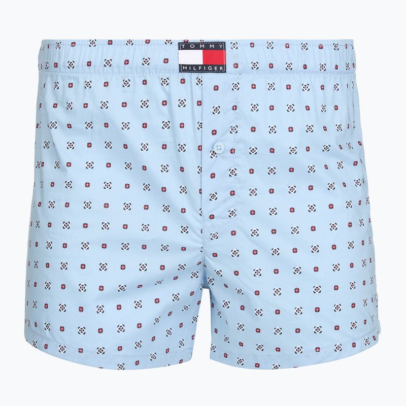 Boxer da uomo Tommy Hilfiger Woven Boxer Print 3 pack rwb foulard/med red/rwb w chck 2