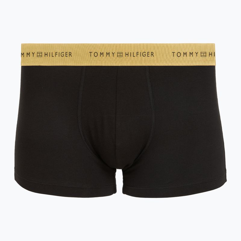 Boxer da uomo Tommy Hilfiger Trunk Metallic gold/burgundy/green 2